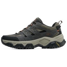 Skechers OUTDOOR Breathable Low Top Hiking Shoes Men's Gray Серый, 40