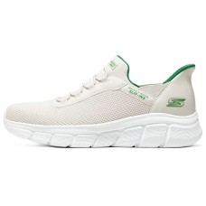 Skechers Bob's Slip Ins 'White Green' Бежевый, 44
