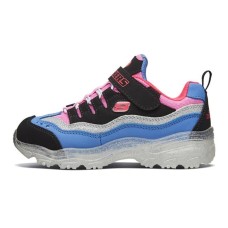 Skechers D'LITES Series Cushioning Anti-Slip And Wear-Resistant Kids Lifestyle Shoes Black Blue Purple Teenagers 36