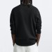 ZARA Sweaters Men Black Черный, S