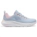 Skechers Sport Cushioned Wear-Resistant Support Low-Top Casual Shoes Women's Blue Pink голубой / розовый, 36
