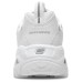 Skechers D'Lites 1.0 Chunky Sneakers Women's Low-Top White Silver Белый, 38.5