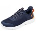 Skechers Cushioned Wear-Resistant Breathable Low-Top Casual Running Shoes Men's Blue Синий, 41