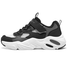 Skechers Stamina Airy Kids' Casual Shoes Grade School Black Gray, 31