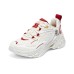 Skechers Stamina V3 Low-Top Casual Shoes Women's White Red white red, 37.5