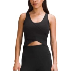 Lululemon It's A Tie Tank Top Workout Clothing Women's Black Черный, 6
