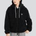Skechers Sports Alliance Series Velvet-feel Coat Women's Carbon Black сажа, L