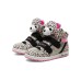 Skechers Kids Anti Slip Wear Resistant High Top Kids' Skateboarding Shoes Leopard Gray Children Aged 3 7 Years Old 27.5