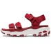 Skechers DLites Retro Panda Red Sandals Women's 40