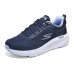 Skechers Cushioned Slip Resistant Abrasion Resistant Low Top Running Shoes Women's Blue Синий, 35