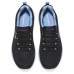 Skechers Anti-Slip Wear-Resistant Low-Top Casual Shoes Women's Black Blue Black Blue, 35.5