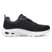 Skechers Cushioned Slip Resistant Abrasion Resistant Breathable Low Top Running Shoes Women's Black Черный, 35