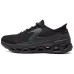 Skechers Sport Cushioned Slip-Resistant Low-Top Casual Running Shoes Men's Black Black/charcoal gray, 39.5