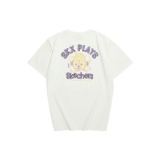 Skechers Paper Toys Joint Series T-Shirts Unisex Белый, L
