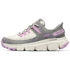 Skechers Summits AT Cushioned Wear-Resistant Breathable Supportive Lightweight Low-Top Running Shoes Women's Gray White Серый Белый, 40