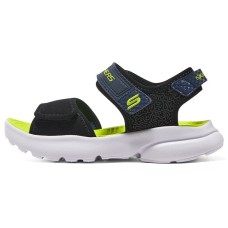 Skechers Razor Splash Anti Slip Anti Kick Children's Sandals Green Black Teenagers 32