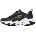 Skechers Stamina V3 Cushioning Wear-Resistant Low-Top Casual Shoes Men's Black White Gold Black White Gold, 41