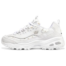 Skechers D'lites 1.0 Sneakers 'White Grey' Women's 38