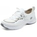 Skechers SPORT ACTIVE Cushioned Slip Resistant Abrasion Resistant Low Top Casual Running Shoes Women's White Белый, 35