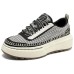 Skechers Court Classics Breathable Low-Top Casual Skateboard Shoes Women's Black Beige Black/Natural, 36