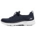 Skechers Go Walk 6 Burst Cushioned Slip-Resistant Abrasion-Resistant Breathable Low-Top Casual Shoes Men's Navy 42.5