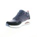 Skechers Uno Retro One 183020 Mens Blue Leather Lifestyle Sneakers Shoes 10.5
