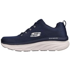 Skechers D'lux Walker Breathable Lightweight Low-Top Casual Shoes Men's Blue 43