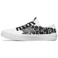 Skechers Jeremyville X Skechers V'Lites Low Top Sneakers White/Black Women's 38