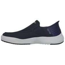 Skechers Slip Ins Slip-Ins Technology Anti-Slip And Wear-Resistant Breathable Low-Top Casual Shoes Men's Blue Синий, 44