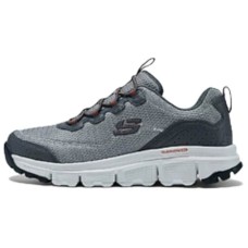 Skechers OUTDOOR MENS Anti-Slip Wear-Resistant Low-Top Trekking Shoes Men's Gray Orange Серый/Оранжевый, 42.5