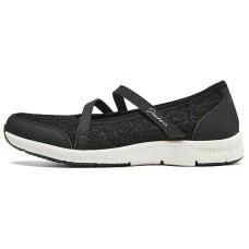 Skechers Slip Resistant And Breathable Low Top Casual Shoes Women's Black Черный, 35