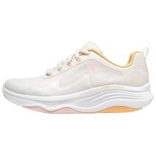 Skechers D'Lux Fitness 'White Yellow' Women's 37