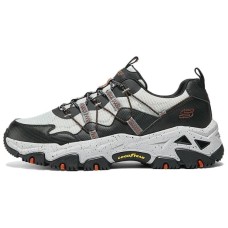 Skechers OUTDOOR Anti-Slip Wear-Resistant Low-Top Casual Shoes Men's Black Orange Черный, 43