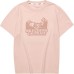 Skechers Drop Shoulder Sleeve T Shirt Women's Peach Pink peach powder, M