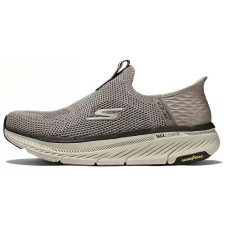 Skechers MEN'S GO Cushioned Slip-Resistant Low-Top Running Shoes Men's Taupe Серо-коричневый, 42.5