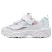 Skechers Anti Slip Wear Resistant Low Top Kids Lifestyle Shoes White Pink Teenagers 30