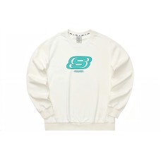 Skechers Colorful Sweatshirt Unisex Marshmallow White Белый, 2XL