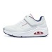 Skechers Slip-Resistant Cushioning Abrasion-Resistant Low-Top Kids Lifestyle Shoes White Teenagers Белый, 31
