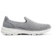Skechers Go Walk 6 Shoes 'Grey White' Women's 38