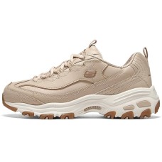 Skechers Non-slip Wear-resistant Shock Absorption Low-Top Chunky Sneakers Women's Brown Коричневый, 37