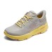 Skechers Slip-Resistant Low-Top Running Shoes Women's Gray Yellow Серый Желтый, 38