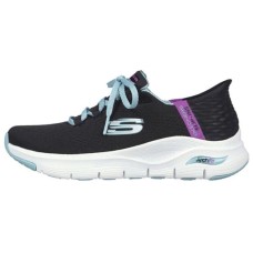 Skechers Arch Fit Fresh Flare 'Black Purple' Women's Черно-белый, 38