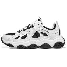 Skechers Rover X Cushioning Wear Resistant Low Top Casual Shoes Men's Black White Черно-белый, 42
