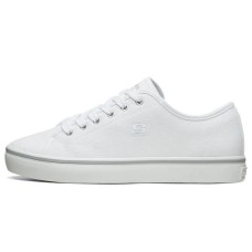 Skechers Cupsole 1 Low Top Canvas Shoes White Women's 37