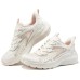 Skechers Cushioned Slip-Resistant Low-Top Casual Shoes Women's Ivory Бежевый, 35