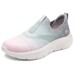 Skechers Go Walk Fle Breathable Low-Top Running Shoes Women's Gray Cyan gray/multicolor, 36