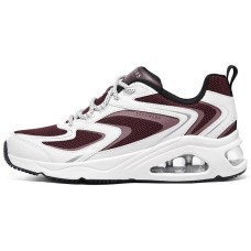 Skechers Tres Air Uno 'Street Fl Air White Burgundy' Women's Красный, 37.5