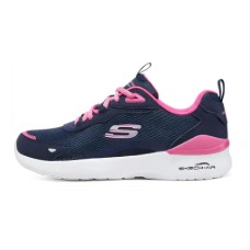 Skechers Skech-Air Dynamight Durable Breathable Low-Top Casual Running Shoes Women's Black Pink Black Pink, 35.5
