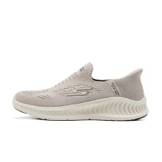Skechers MEN'S GO WALK Anti-Slip Wear-Resistant Low-Top Casual Shoes Men's Taupe Серо-коричневый, 39.5