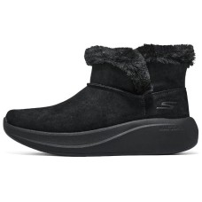 Skechers Max Cushioning Essential Warm And Wear-Resistant Crew Snow Boots Women's Black Черный, 37